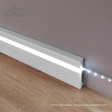 INTCO Home Decorative Flooring PS Waterproof Easy Install Led Bar Strip Light Skirting Board Baseboard